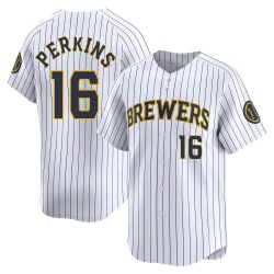 Blake Perkins Milwaukee Brewers Youth Limited Alternate Jersey - White