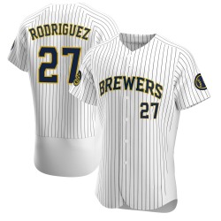 Carlos Rodriguez Milwaukee Brewers Men's Authentic Alternate Jersey - White