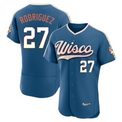 Carlos Rodriguez Milwaukee Brewers Men's Authentic Mineral 2026 City Connect Stadium Jersey - Blue