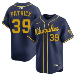 Chad Patrick Milwaukee Brewers Youth Limited Alternate Jersey - Navy