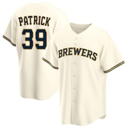 Chad Patrick Milwaukee Brewers Youth Replica Home Jersey - Cream