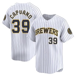 Chris Capuano Milwaukee Brewers Men's Limited Alternate Jersey - White
