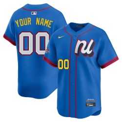 Custom Milwaukee Brewers Men's Limited National League 2025 All-Star Edition Jersey - Blue
