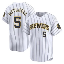 Garrett Mitchell Milwaukee Brewers Youth Limited Alternate Jersey - White