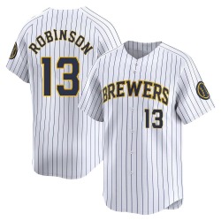 Glenn Robinson Milwaukee Brewers Men's Limited Alternate Jersey - White