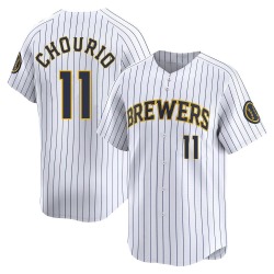Jackson Chourio Milwaukee Brewers Youth Limited Alternate Jersey - White