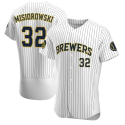 Jacob Misiorowski Milwaukee Brewers Men's Authentic Alternate Jersey - White