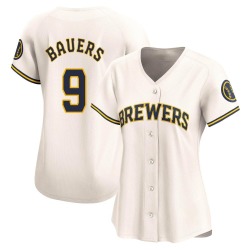 Jake Bauers Milwaukee Brewers Women's Limited Home Jersey - Cream