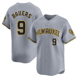 Jake Bauers Milwaukee Brewers Youth Limited Away Jersey - Gray