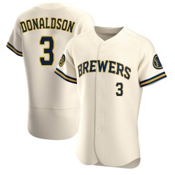 Josh Donaldson Milwaukee Brewers Men's Authentic Home Jersey - Cream