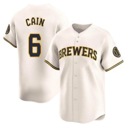 Lorenzo Cain Milwaukee Brewers Men's Limited Home Jersey - Cream