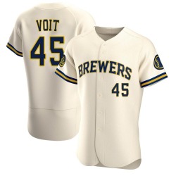 Luke Voit Milwaukee Brewers Men's Authentic Home Jersey - Cream