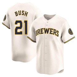 Matt Bush Milwaukee Brewers Men's Limited Home Jersey - Cream