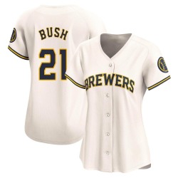Matt Bush Milwaukee Brewers Women's Limited Home Jersey - Cream