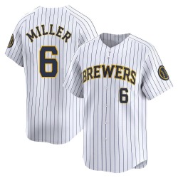 Owen Miller Milwaukee Brewers Youth Limited Alternate Jersey - White