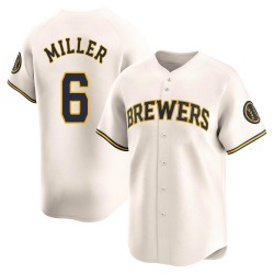Owen Miller Milwaukee Brewers Youth Limited Home Jersey - Cream
