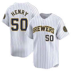 Payton Henry Milwaukee Brewers Youth Limited Alternate Jersey - White