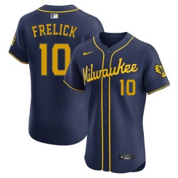 Sal Frelick Milwaukee Brewers Men's Elite Alternate Jersey - Navy