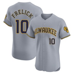 Sal Frelick Milwaukee Brewers Men's Elite Road Jersey - Gray