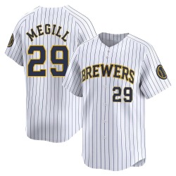 Trevor Megill Milwaukee Brewers Men's Limited Alternate Jersey - White