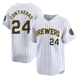 William Contreras Milwaukee Brewers Men's Limited Alternate Jersey - White