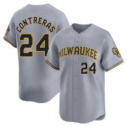 William Contreras Milwaukee Brewers Men's Limited Away Jersey - Gray